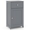 MDF Bathroom Cabinet with Adjustable Shelf, Drawer and Anti-Tipping Feature